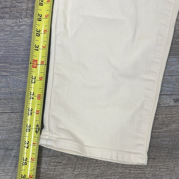 Athleta Straight Leg Denim in ‘Bone’ Size 8 - Picture 8 of 11